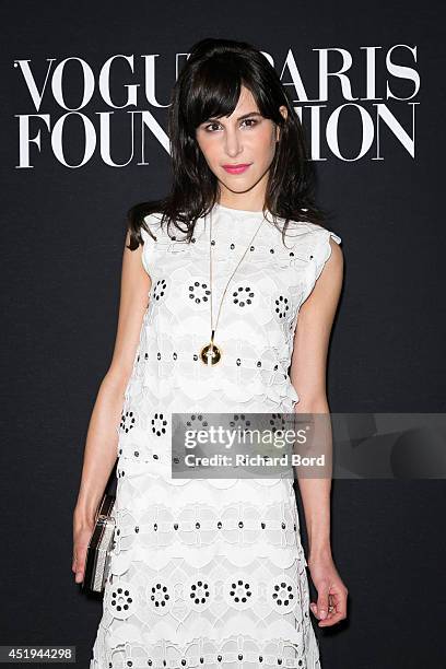 Caroline Sieber attends the Vogue Foundation Gala as part of Paris Fashion Week at Palais Galliera on July 9, 2014 in Paris, France.