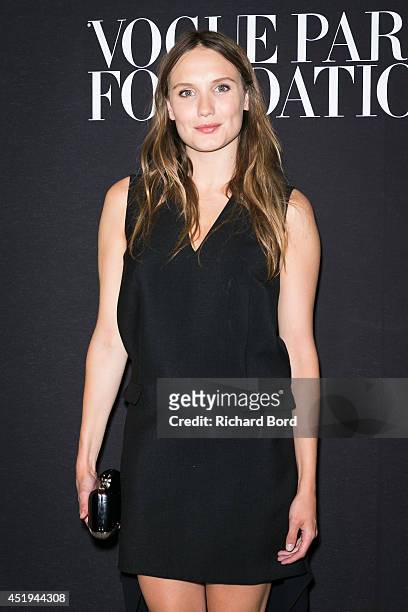 Sarah Girardot attends the Vogue Foundation Gala as part of Paris Fashion Week at Palais Galliera on July 9, 2014 in Paris, France.