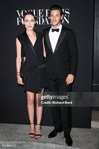 Gaspard Ulliel attends the Vogue Foundation Gala as part of Paris Fashion Week at Palais Galliera on July 9, 2014 in Paris, France.