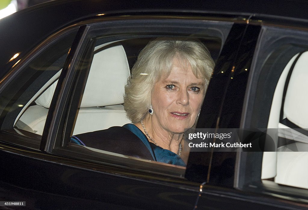 The Prince Of Wales And Duchess Of Cornwall Attend The Royal Variety Performance