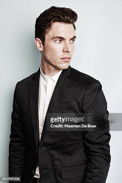 Actor Tom Hughes is photographed for the Summer Television Critics Association at the at the Beverly Hilton Hotel on July 9, 2014 in Beverly Hills,...