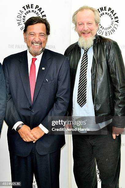Former Governor of New Mexico Bill Richardson and actor Daniel Stern attend the Paley Center for Media Presents an evening with WGN America's...