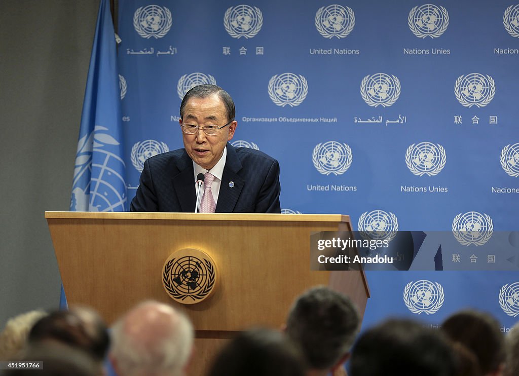 United Nations Secretary-General Ban Ki-moon...