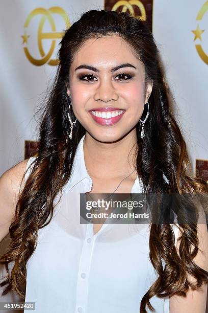 Actress Ashley Argota attends the Celebrity Experience Interactive Event at Universal Studios Hollywood on July 9, 2014 in Universal City, California.