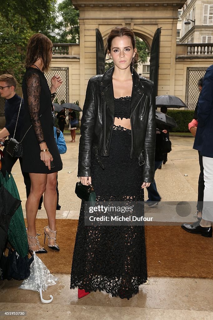 Valentino : Front Row - Paris Fashion Week : Haute Couture Fall/Winter 2014-2015
