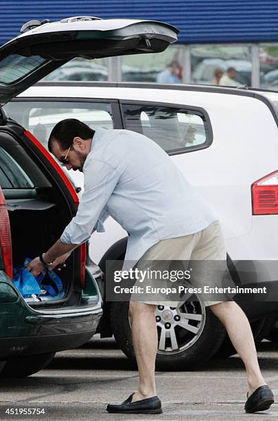 Queen Letizia of Spain's father, Jesus Ortiz is seen on June 22, 2014 in Madrid, Spain.