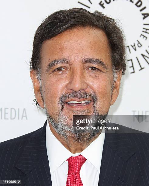 Politician Bill Richardson attends an evening with WGN America's "Manhattan" at The Paley Center for Media on July 9, 2014 in Beverly Hills,...