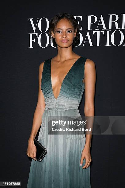 Malaika Firth attends the Vogue Foundation Gala as part of Paris Fashion Week at Palais Galliera on July 9, 2014 in Paris, France.