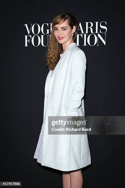 Louise Bourgoin attends the Vogue Foundation Gala as part of Paris Fashion Week at Palais Galliera on July 9, 2014 in Paris, France.