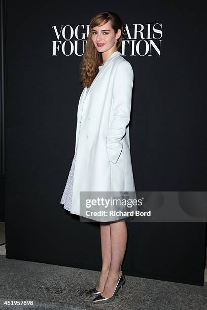 Louise Bourgoin attends the Vogue Foundation Gala as part of Paris Fashion Week at Palais Galliera on July 9, 2014 in Paris, France.