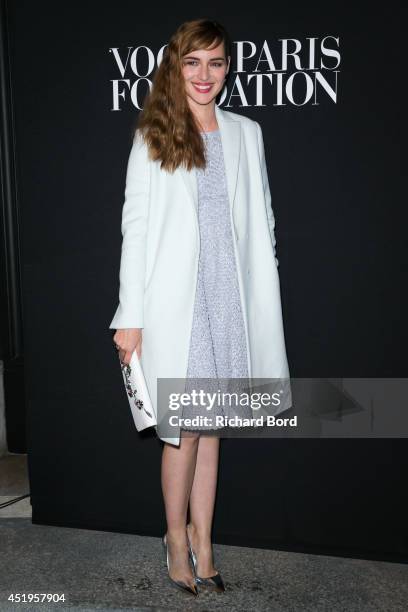 Louise Bourgoin attends the Vogue Foundation Gala as part of Paris Fashion Week at Palais Galliera on July 9, 2014 in Paris, France.