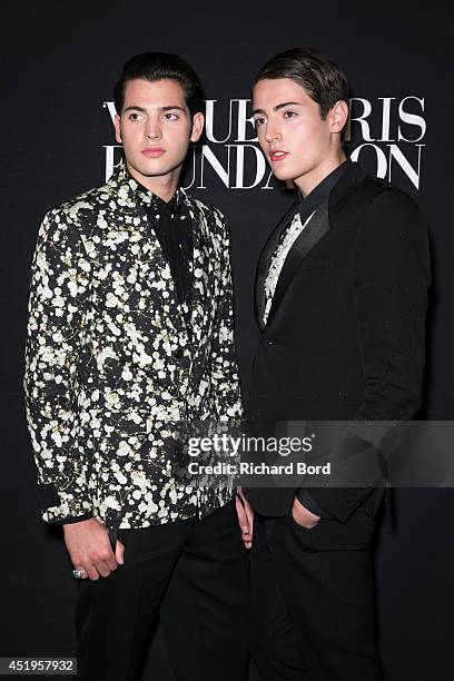 Harry and Peter Brant attend the Vogue Foundation Gala as part of Paris Fashion Week at Palais Galliera on July 9, 2014 in Paris, France.