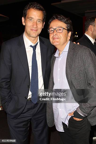 Clive Owen and Len Amato attend the New York Times/Film Independent Screening Of "The Knick" at LACMA on July 9, 2014 in Los Angeles, California.