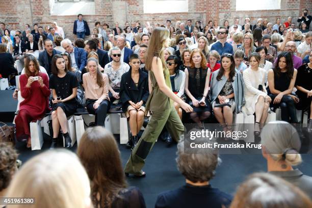 General view at the Schumacher show during the Mercedes-Benz Fashion Week Spring/Summer 2015 at Sankt Elisabeth Kirche on July 10, 2014 in Berlin,...