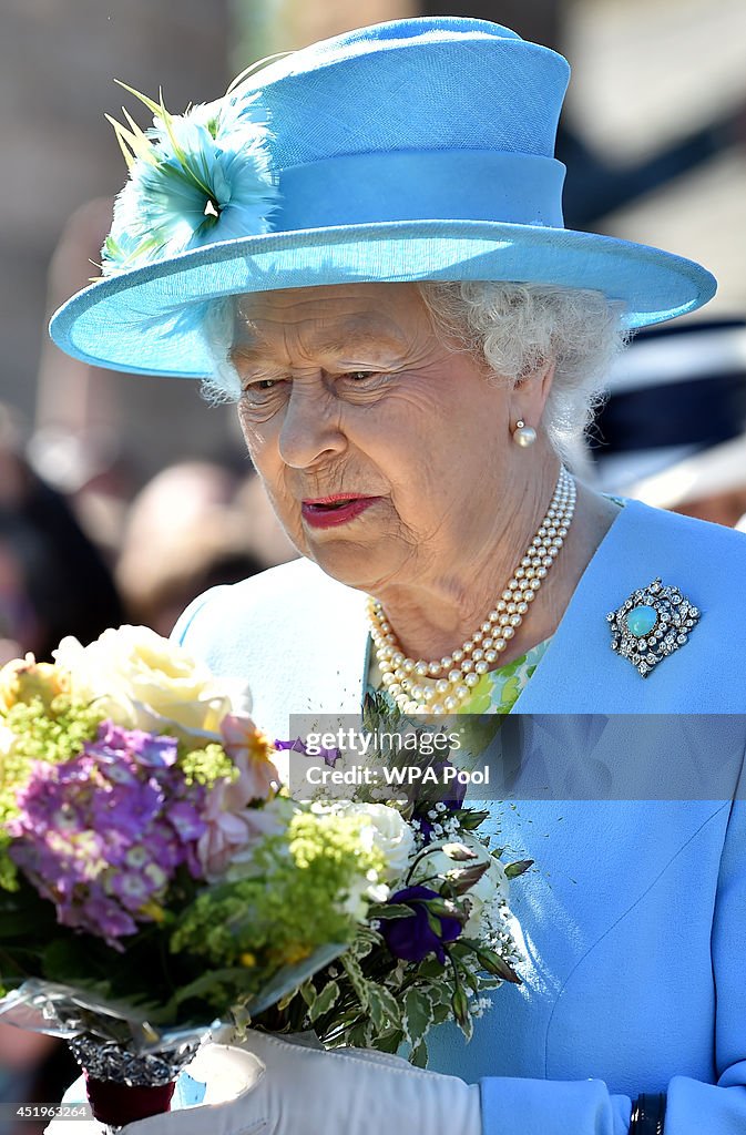 The Queen And The Duke Of Edinburgh Visits Derbyshire