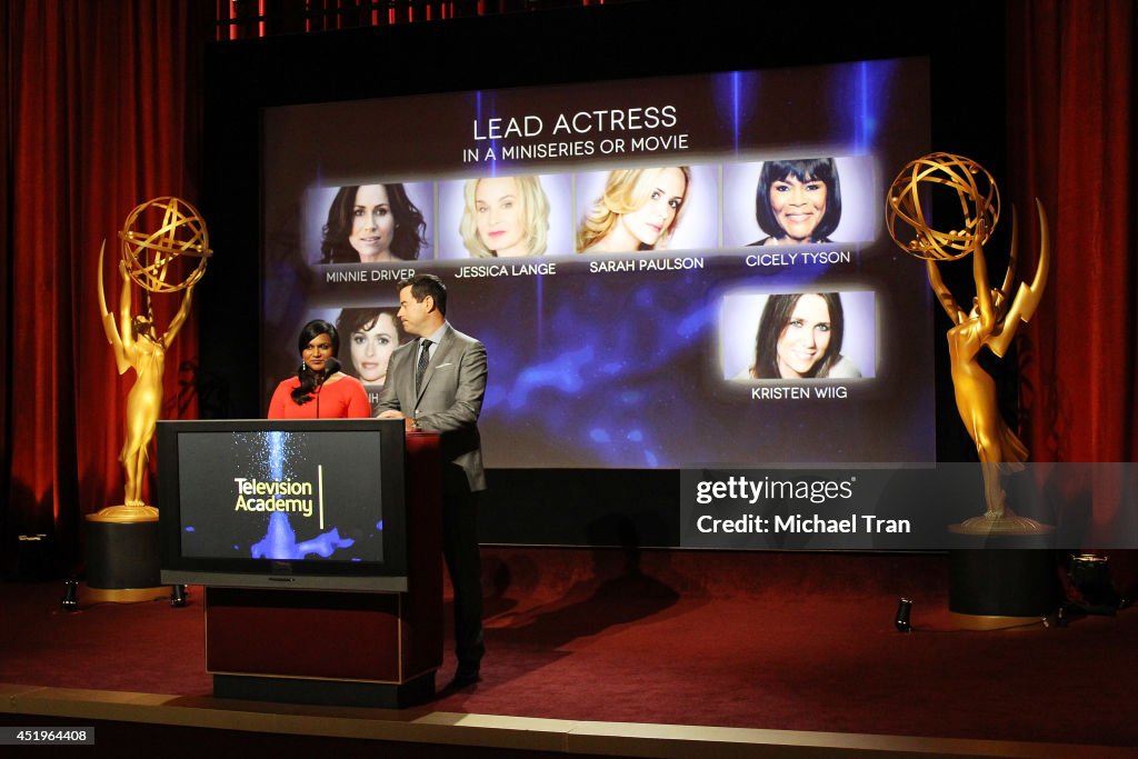66th Primetime Emmy Awards Nominations