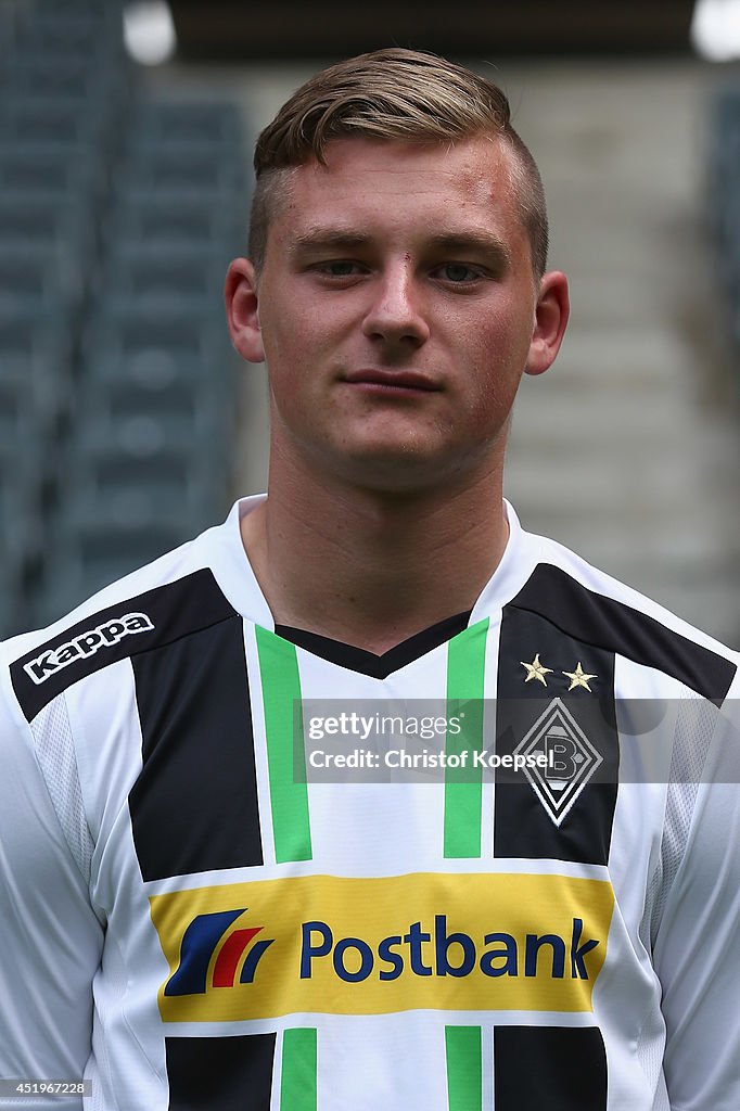 Merl Ritter Marlon Ritter poses at Borussia Park Stadium on July 10, 2014 in ...