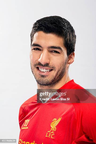 Soccer player Luis Suarez is photographed for Sports Illustrated on April 9, 2014 in London, England. CREDIT MUST READ: Levon Biss/Sports Illustrated...