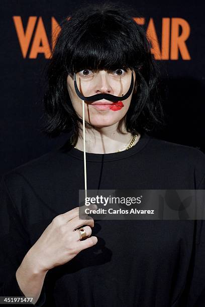 Spanish model Bimba Bose attends the "Cocktail Surrealista" by Vanity Fair Magazine at the Thyssen Museum on November 25, 2013 in Madrid, Spain.