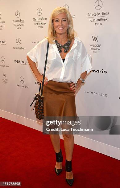 Judith Milberg attends the Laurel show during the Mercedes-Benz Fashion Week Spring/Summer 2015 at Erika Hess Eisstadion on July 10, 2014 in Berlin,...