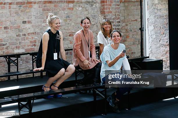 General view of the Schumacher show during the Mercedes-Benz Fashion Week Spring/Summer 2015 at Sankt Elisabeth Kirche on July 10, 2014 in Berlin,...