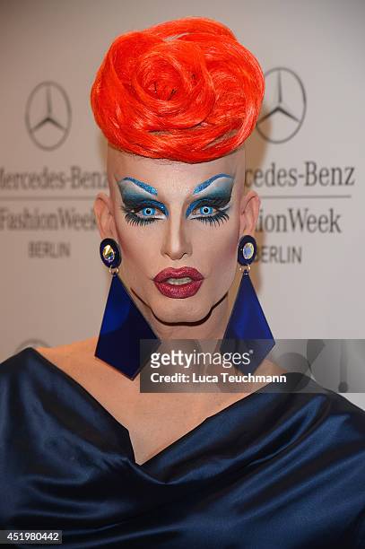 Rodolfo Prevelato attends the Laurel show during the Mercedes-Benz Fashion Week Spring/Summer 2015 at Erika Hess Eisstadion on July 10, 2014 in...