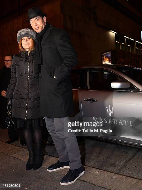 Sabrina Knaflitz and Alessandro Gassman attend the 31st Torino Film Fest on November 25, 2013 in Turin, Italy.