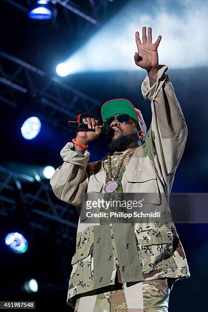 Big Boi of Outkast performs on stage at Openair Frauenfeld on July 10, 2014 in Frauenfeld, Switzerland.