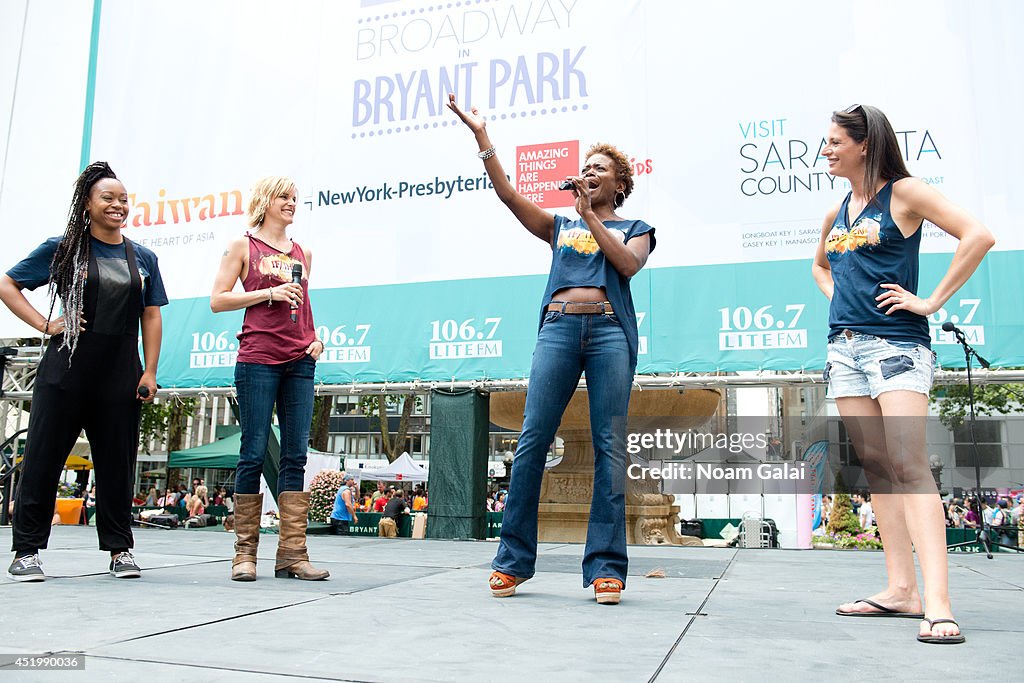 106.7 LITE FM's Broadway In Bryant Park 2014 - July 10, 2014