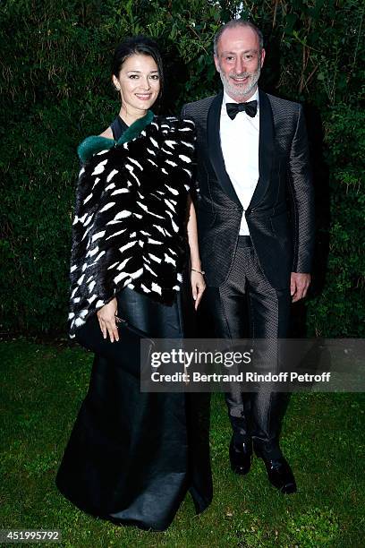 Bojana Tatarska and Olivier Ceccarelli attend the 'Chambre Syndicale de la Haute Couture' Cocktail, to celebrate the end of the Paris Fashion Week....