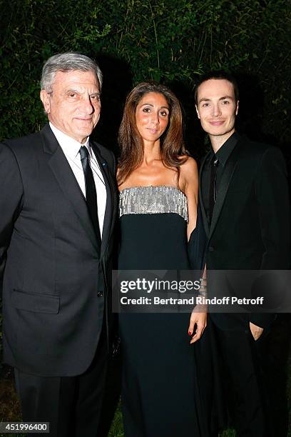 Dior and member of the executive committee of the French Federation of couture and ready-to-wear, Sidney Toledano, general director of Maxime...