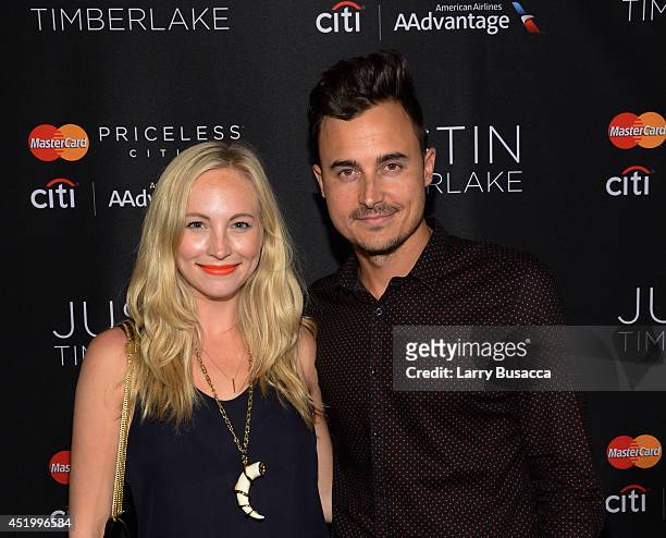 Actress Candice Accola and Joe King of The Fray attend an exclusive NYC performance with Citi / AAdvantage & MasterCard Priceless Access at...