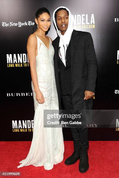 Iman Rapper Model Chanel Iman and rapper A$AP Rocky attend the screening of... News ...