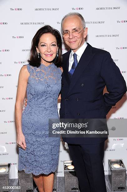 Margaret Russell, Editor In Chief of Architectural Digest and Robert Couturier attend The AD100 Gala Hosted By Architectural Digest Editor In Chief...