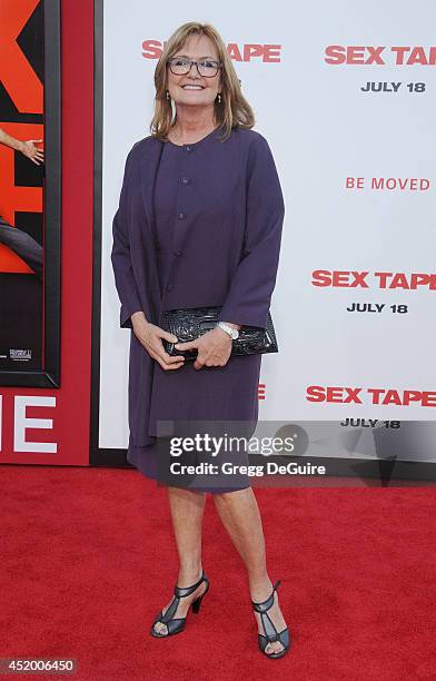 Actress Nancy Lenehan arrives at the Los Angeles premiere of "Sex Tape" at Regency Village Theatre on July 10, 2014 in Westwood, California.