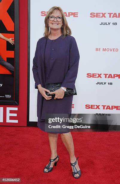 Actress Nancy Lenehan arrives at the Los Angeles premiere of "Sex Tape" at Regency Village Theatre on July 10, 2014 in Westwood, California.