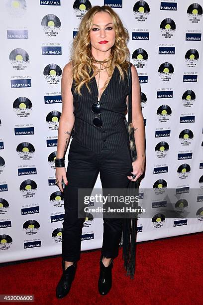 Actress Drea de Matteo attends the Los Angeles Premiere of 'The Distortion of Sound' at The GRAMMY Museum on July 10, 2014 in Los Angeles, California.
