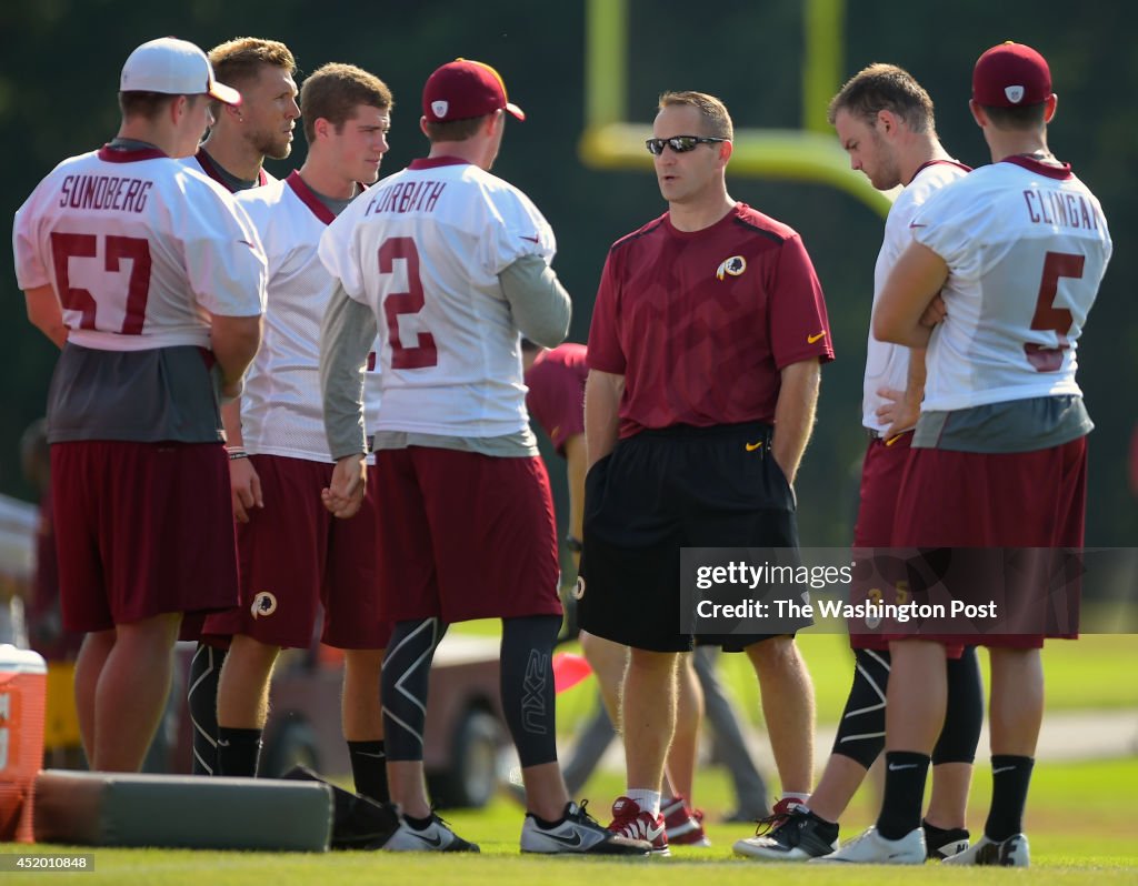 Day one of the Redskins Mini Camp at Redskins Park
