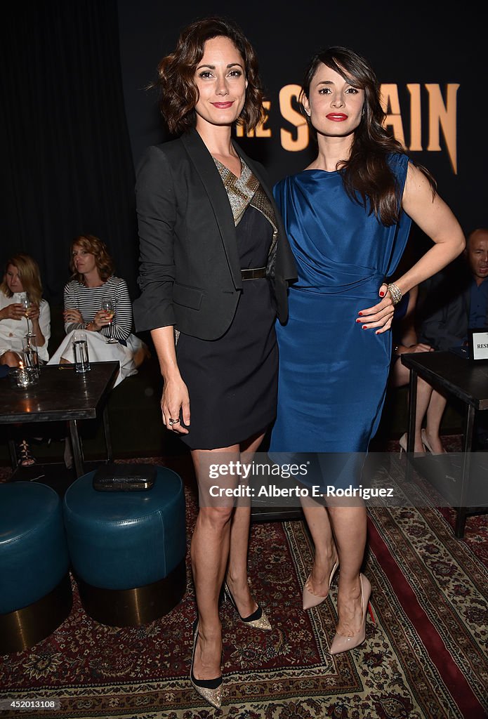 Actors Natalie Brown, Corey Stoll and Mia Maestro attend the after