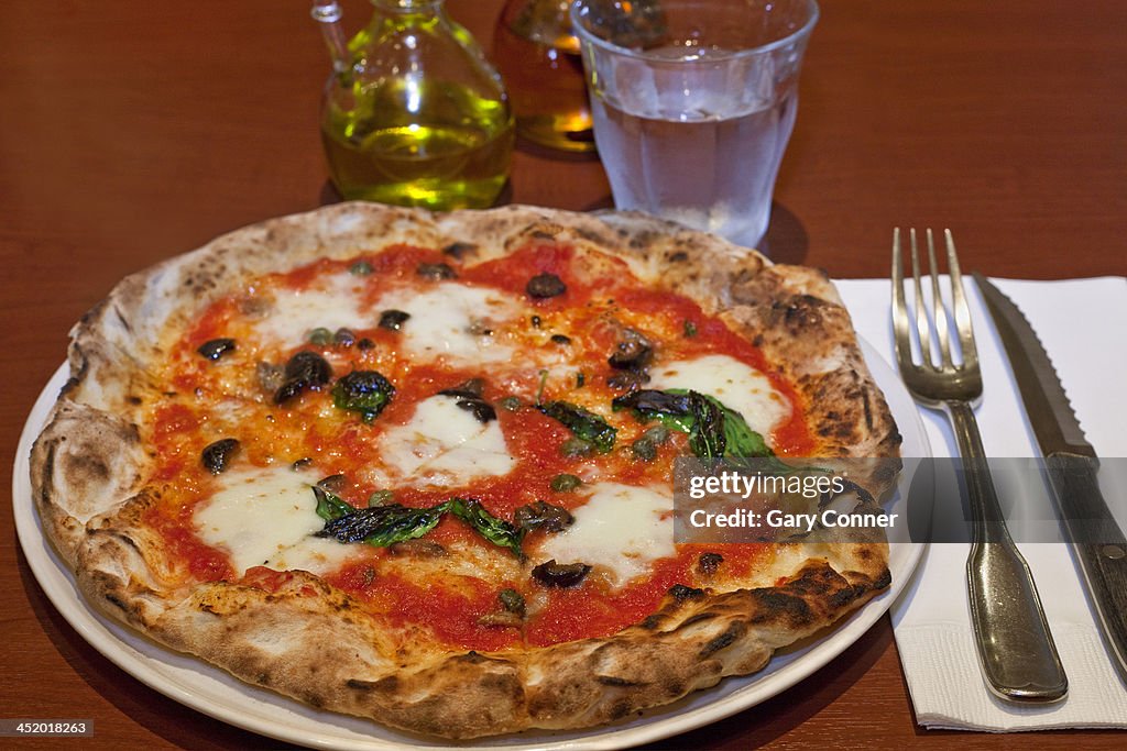 Margherita pizza