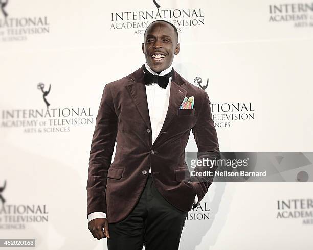 Actor Michael K. Williams attends the 41st International Emmy Awards at the Hilton New York on November 25, 2013 in New York City.
