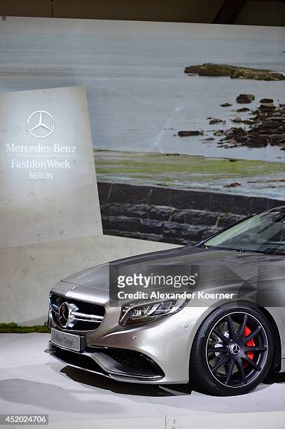 General view of the Mercedes-Benz Fashion Week Spring/Summer 2015 at Erika Hess Eisstadion on July 8, 2014 in Berlin, Germany.