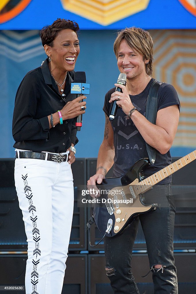 Keith Urban Performs On ABC's "Good Morning America"