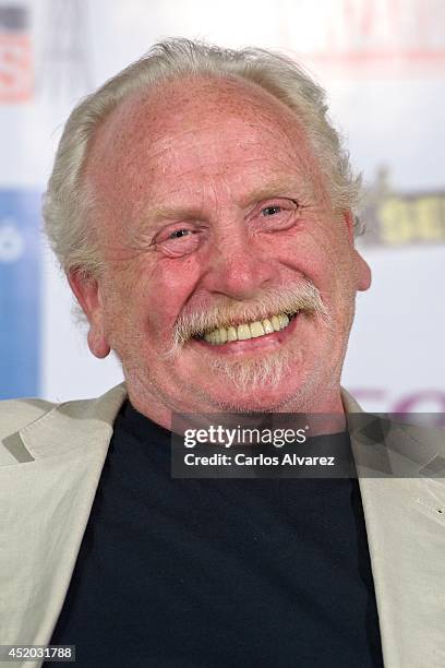 Actor James Cosmo attends Game of Thrones press conference during the "Wizard Con" Entertainment World Convention 2014 at the Barcelo Castellana...