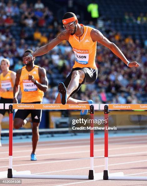 Culson Javier Culson wins the Mens 400m Hurdles Final during day one of the ...