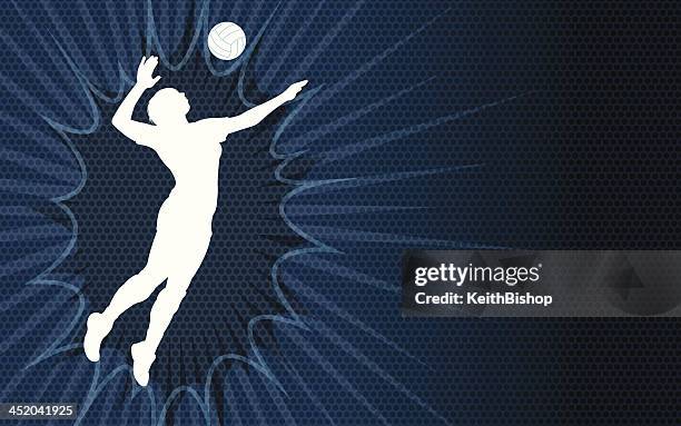 volleyball servieren hintergrund-female - volleyball stock-grafiken, -clipart, -cartoons und -symbole