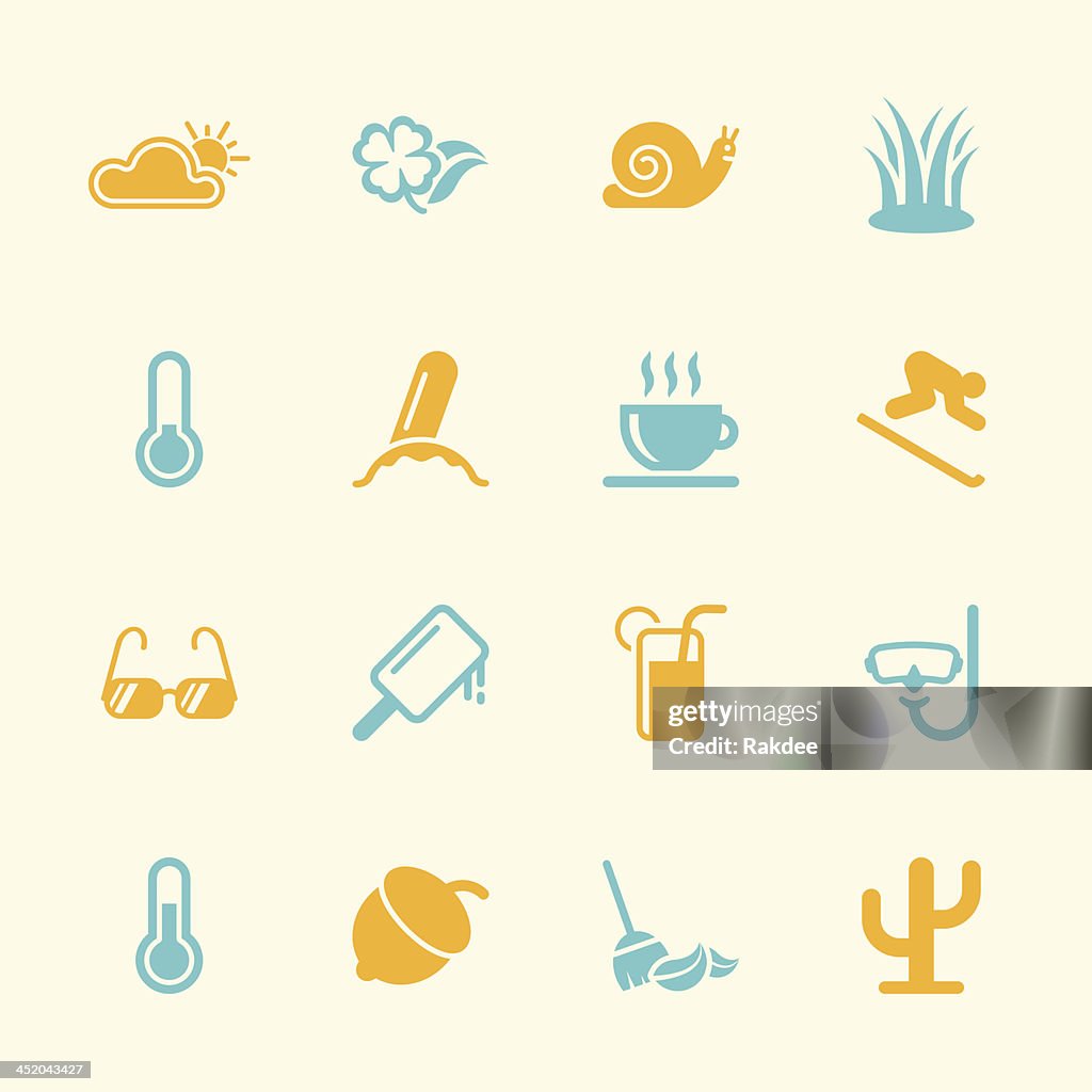 Four Seasons Icons Set 2 - Color Series
