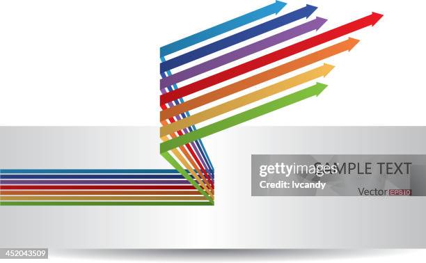 growthing arrows - forward motion abstract stock illustrations