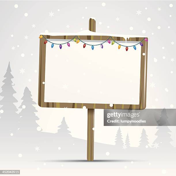 schnee weihnachten - - schilderwald stock-grafiken, -clipart, -cartoons und -symbole