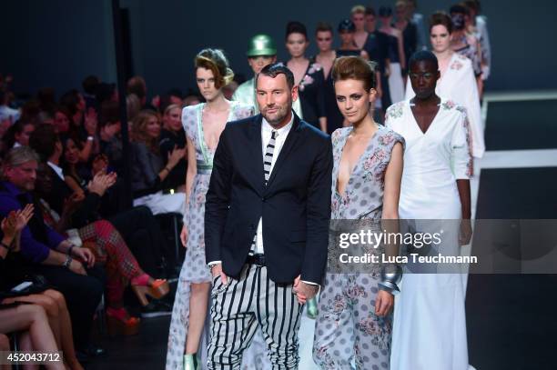 Michael Michalsky walks the runway at the Michalsky Style Night at Tempodrom on July 11, 2014 in Berlin, Germany.